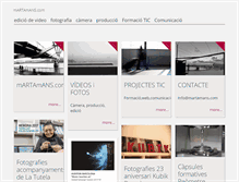 Tablet Screenshot of martamans.com